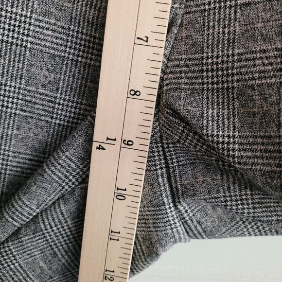 Loft Womens Pants Size 4 Marisa Trousers Black and Cream Glen Check Classic - Picture 5 of 11